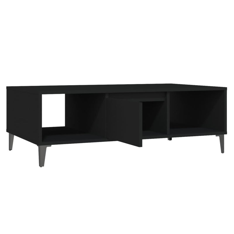 Couchtisch Schwarz 103,5x60x35 cm Holzwerkstoff