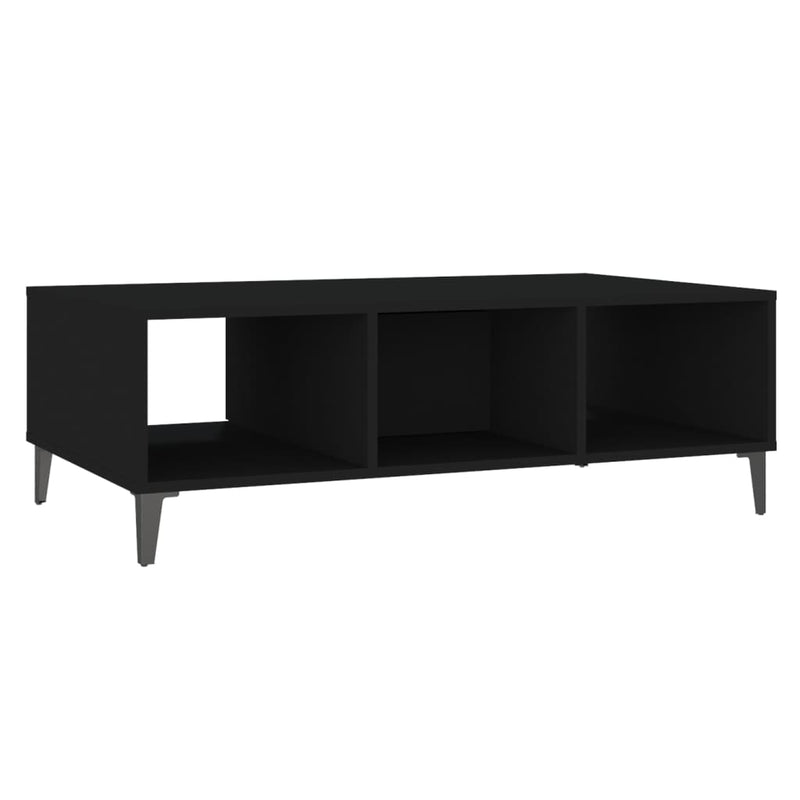 Couchtisch Schwarz 103,5x60x35 cm Holzwerkstoff