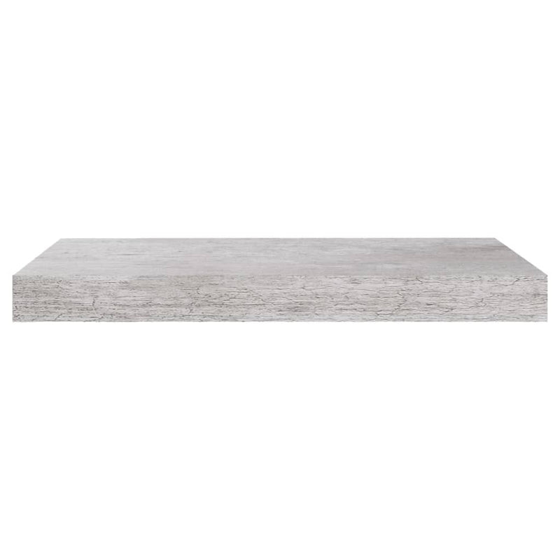 Schweberegale 4 Stk. Betongrau 50x23x3,8 cm MDF