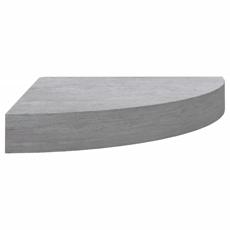 Eck-Schweberegale 2 Stk. Betongrau 35x35x3,8 cm MDF