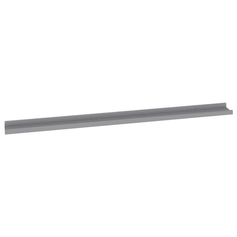 Wandregale 2 Stk. Grau 115x9x3 cm