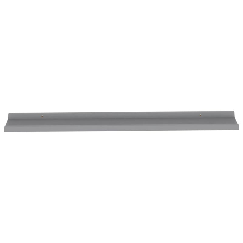 Wandregale 4 Stk. Grau 115x9x3 cm