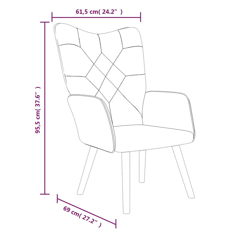 Relaxsessel Patchwork Stoff