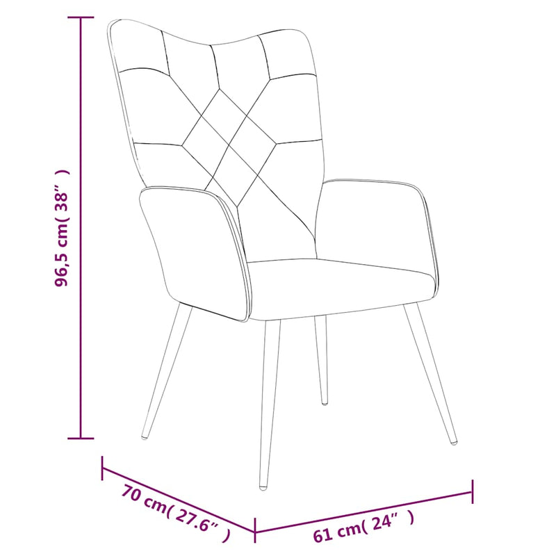 Relaxsessel Patchwork Stoff