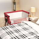 Babybett Mit Matratze Leinenstoff