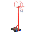 Tragbares Basketball-Set Verstellbar 200-236 Cm Weiß