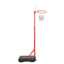 Tragbares Basketball-Set Verstellbar 200-236 Cm Weiß