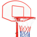 Tragbares Basketball-Set Verstellbar 200-236 Cm Weiß