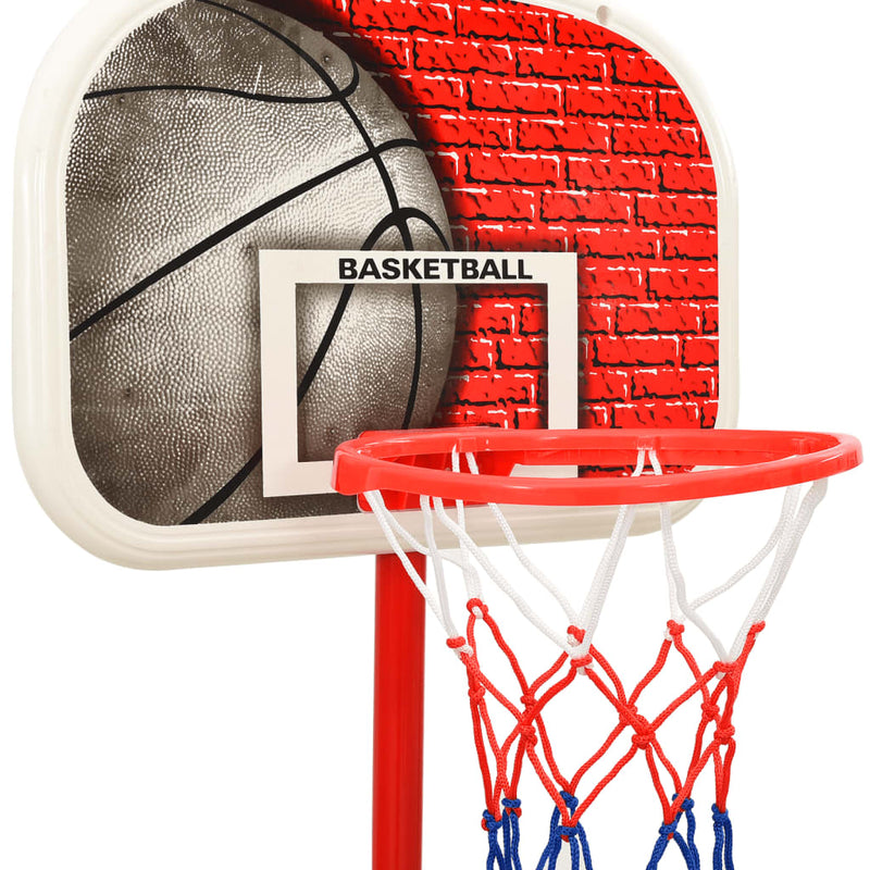 Tragbares Basketball-Spielset Verstellbar 138,5-166 cm