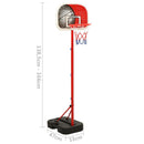 Tragbares Basketball-Spielset Verstellbar 138,5-166 Cm