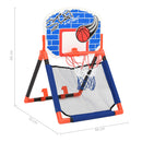Kinder Basketball-Set Multifunktional Für Boden Und Wand Rosa