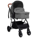 Kinderwagen Und Schwarz Stahl