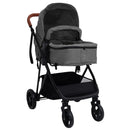 Kinderwagen Und Schwarz Stahl