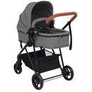 Kinderwagen Und Schwarz Stahl