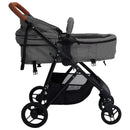 Kinderwagen Und Schwarz Stahl