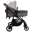 Kinderwagen Und Schwarz Stahl