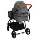 Kinderwagen Und Schwarz Stahl