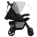 Kinderwagen Und Schwarz Stahl