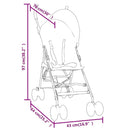 Kinderwagen Und Schwarz Stahl
