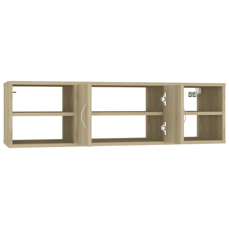 Wandregal Sonoma-Eiche 102x30x29 cm Holzwerkstoff