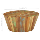 Couchtisch Ø65X31 Cm Altholz Massiv