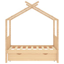 Kinderbett Mit Schublade Massivholz Kiefer