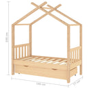 Kinderbett Mit Schublade Massivholz Kiefer