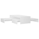 Satztisch-Set 100X100X26,5 Cm Holzwerkstoff