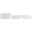 Satztisch-Set 100X100X26,5 Cm Holzwerkstoff