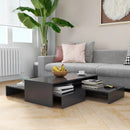 Satztisch-Set 100X100X26,5 Cm Holzwerkstoff
