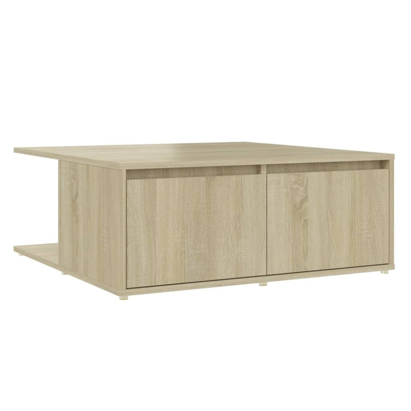 Couchtisch Sonoma-Eiche 80x80x31 cm Holzwerkstoff