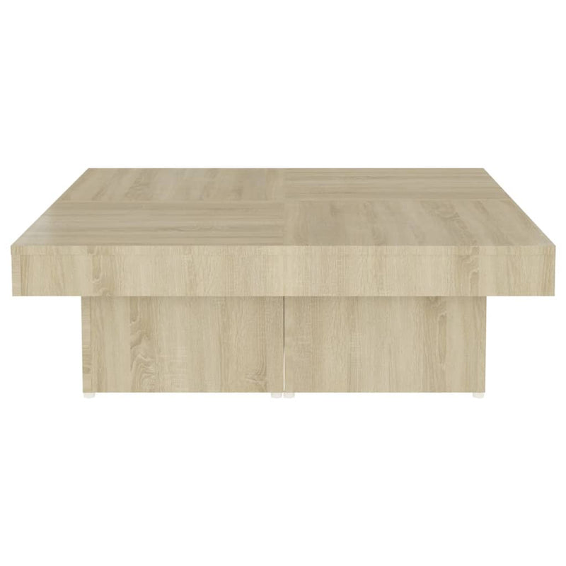 Couchtisch Sonoma-Eiche 90x90x28 cm Holzwerkstoff