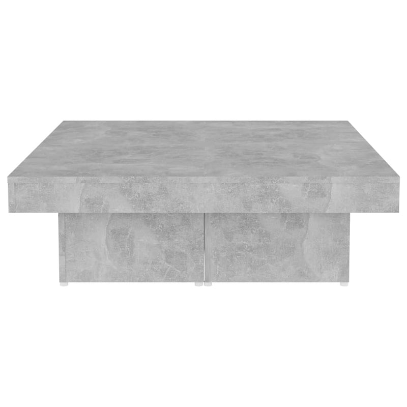 Couchtisch Betongrau 90x90x28 cm Holzwerkstoff