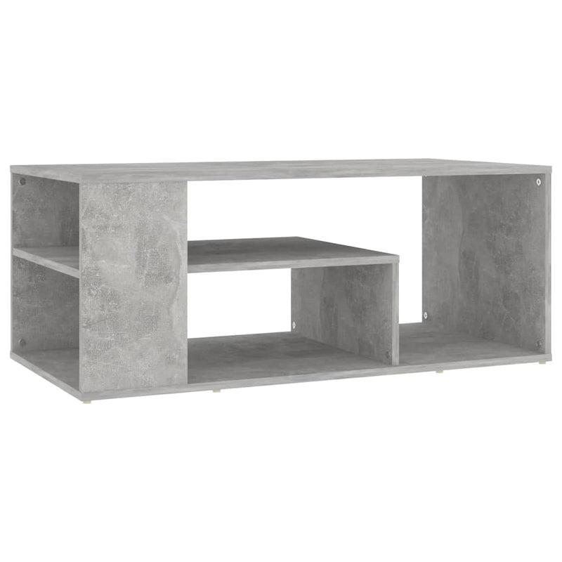 Couchtisch Betongrau 100x50x40 cm Holzwerkstoff