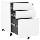 Aktenschrank Mit Rollen 39X45X60 Cm Stahl