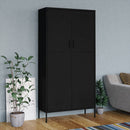 Kleiderschrank 90X50X180 Cm Stahl