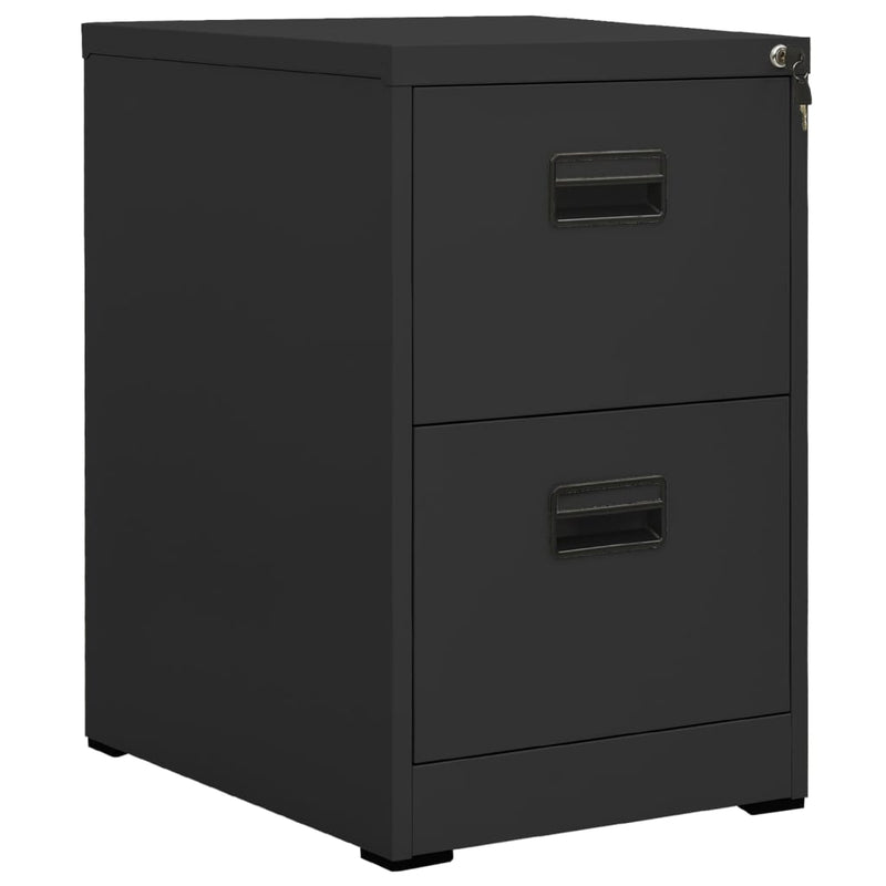 Aktenschrank Anthrazit 46x62x72,5 cm Stahl