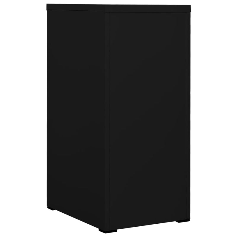 Aktenschrank Schwarz 46x62x102,5 cm Stahl