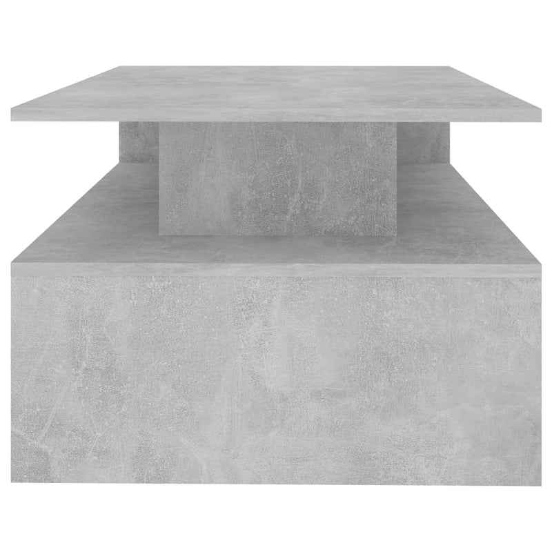 Couchtisch Betongrau 90x60x42,5 cm Holzwerkstoff