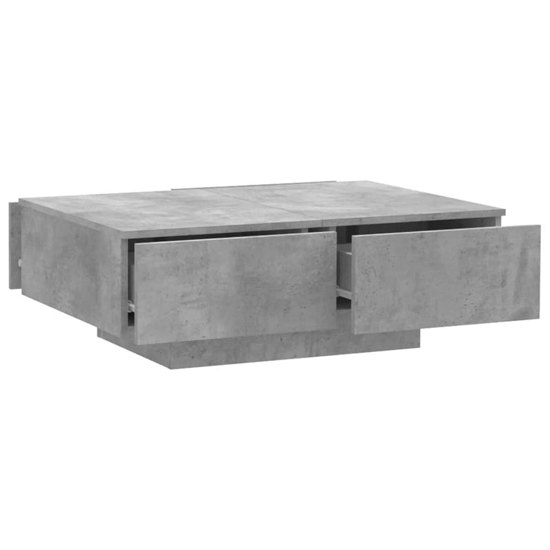 Couchtisch Betongrau 90x60x31 cm Holzwerkstoff