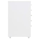 Aktenschrank Mit Rollen 28X41X69 Cm Metall