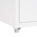 Aktenschrank Mit Rollen 28X41X69 Cm Metall