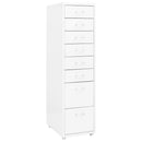 Aktenschrank Mit Rollen 28X41X69 Cm Metall