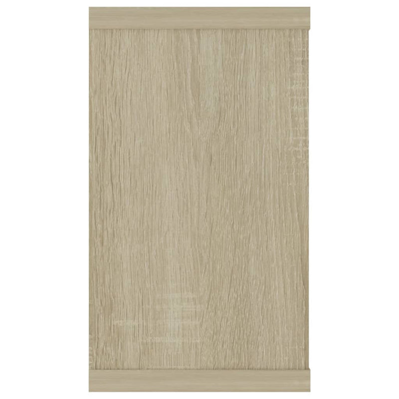 Würfelregale 2 Stk. Sonoma-Eiche 80x15x26,5 cm Holzwerkstoff