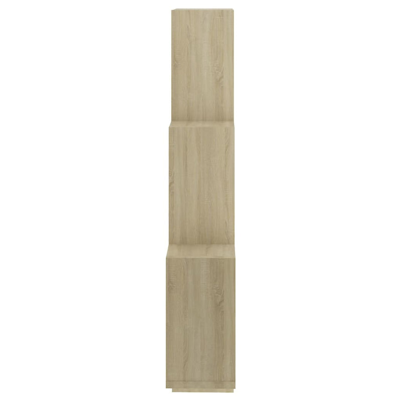 Würfelregal Sonoma-Eiche 78x15x93 cm Holzwerkstoff