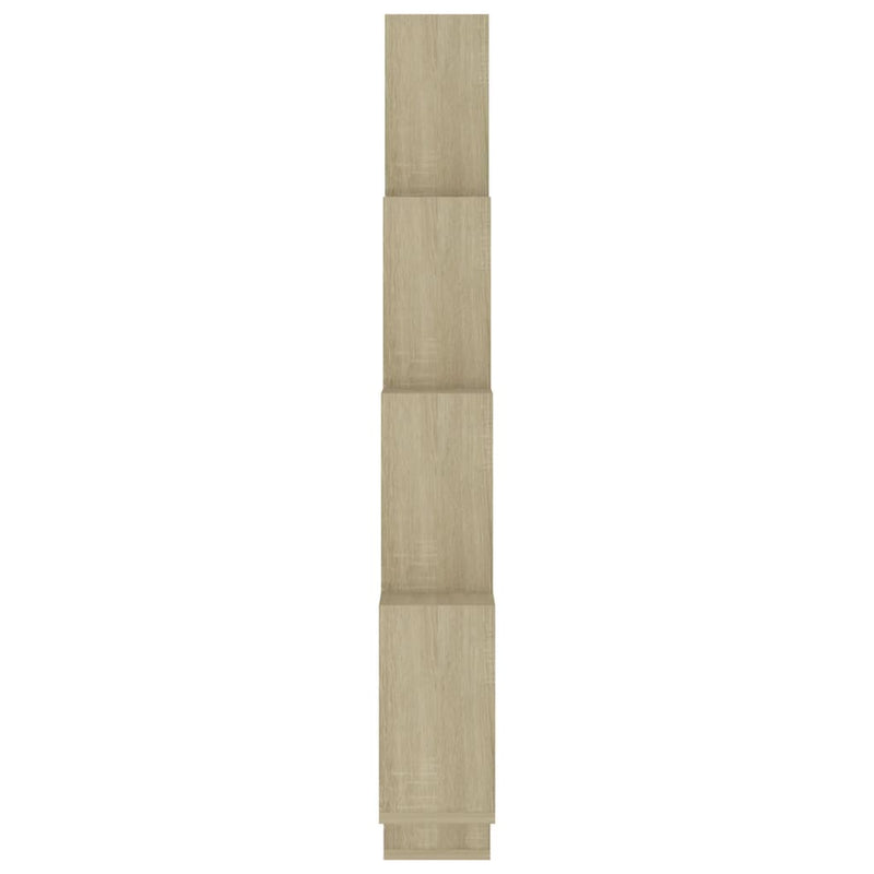 Würfelregal Sonoma-Eiche 90x15x119 cm Holzwerkstoff