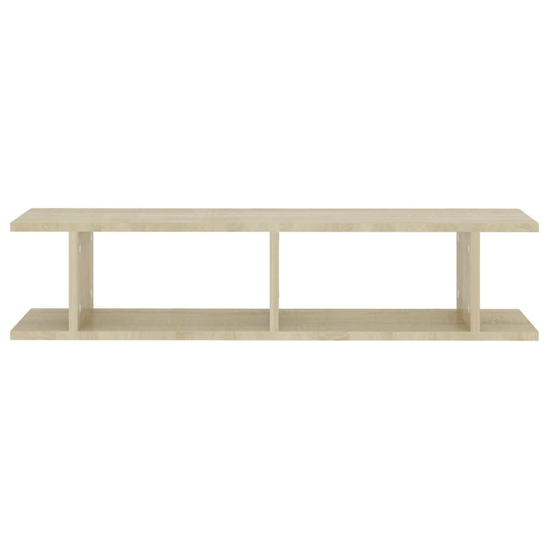 Wandregale 2 Stk. Sonoma-Eiche 90x18x20 cm Holzwerkstoff