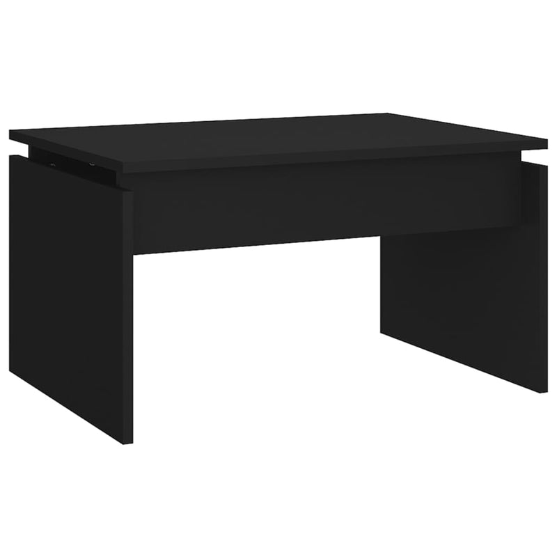 Couchtisch Schwarz 68x50x38 cm Holzwerkstoff