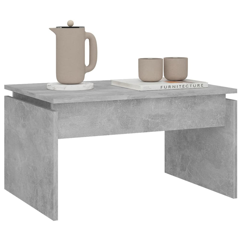 Couchtisch Betongrau 68x50x38 cm Holzwerkstoff