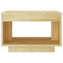 Couchtisch 50X50X33,5 Cm Massivholz Kiefer